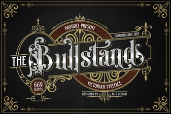 Bull Stand Font Design Ideas & Download