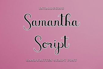 Craft Perfect Designs with Samantha Script Font